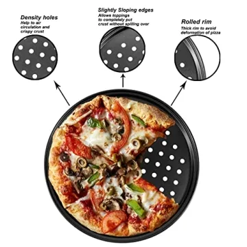 mobzio Baking Steel Pizza Pan Set for Perfect Pizzas