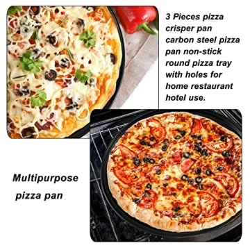 mobzio Baking Steel Pizza Pan Set for Perfect Pizzas