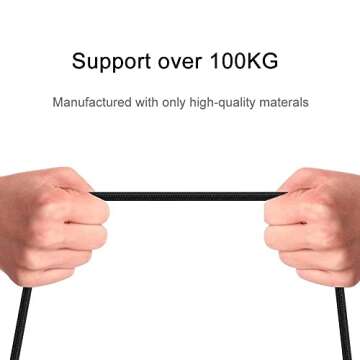 APFEN 5 Pack [0.7FT/3FT/3FT/6FT10FT] Extra Long Nylon Braided 90 Degree Charging & Syncing Cord Compatible Phone Charger 12/11/Pro/Xs Max/8/8Plus/7/7Plus/6S/6s Plus/Se(Black)