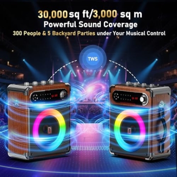 Karaoke Machine with 2 Wireless Microphones - Ultimate Party Fun!