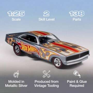 Polar Lights 1969 Dodge Charger Funny Car 1:25 Scale Model Kit