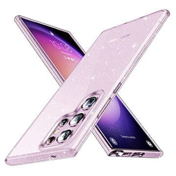 Simtect Glitter Clear Case for Samsung Galaxy S23 Ultra
