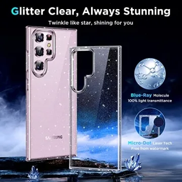 Simtect Glitter Clear Case for Samsung Galaxy S23 Ultra