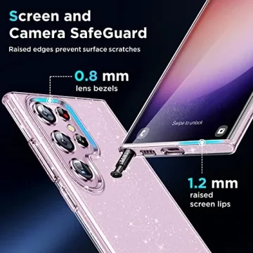 Simtect Glitter Clear Case for Samsung Galaxy S23 Ultra