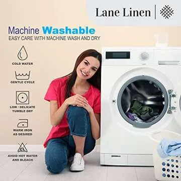 LANE LINEN Turkish Beach Towels Set of 4 Quick Dry