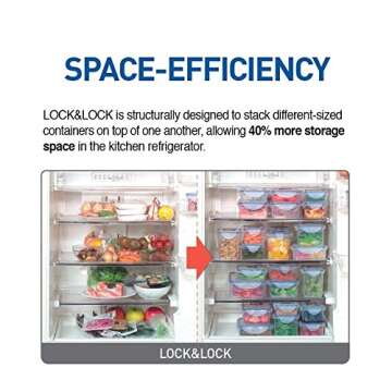 LOCK & LOCK 6-oz Airtight Storage Containers - Set of 4
