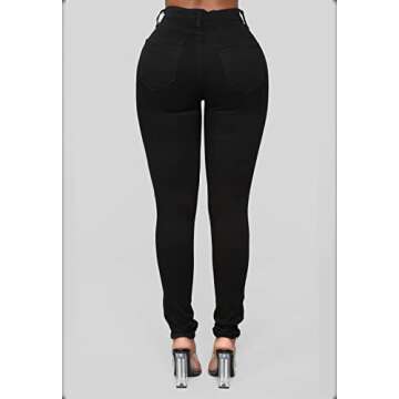 Stylish ZERMOM Women's Ripped Skinny Jeans for Trendy Women