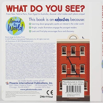 What Do You See Around the World Look and Find Book