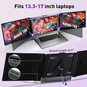 ROYY 14" Laptop Screen Extender - Boost Productivity