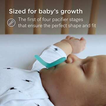 Smilo Newborn Baby Pacifier - Safe & Orthodontic for Infants