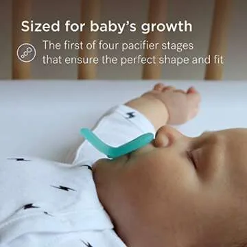 Smilo Newborn Baby Pacifier - Safe & Orthodontic for Infants