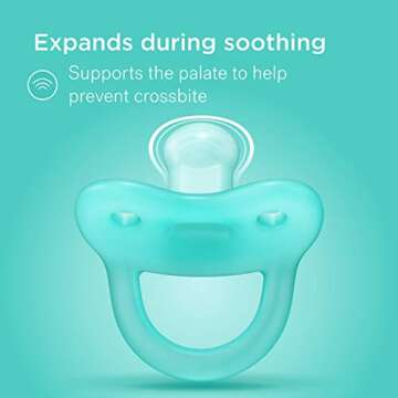 Smilo Newborn Baby Pacifier - Safe & Orthodontic for Infants