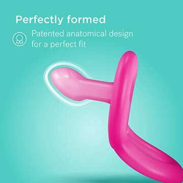 Smilo Newborn Baby Pacifier - Safe & Orthodontic for Infants