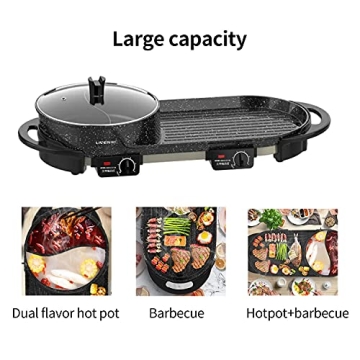 Liven Electric Grill & Hot Pot for Unforgettable Gatherings
