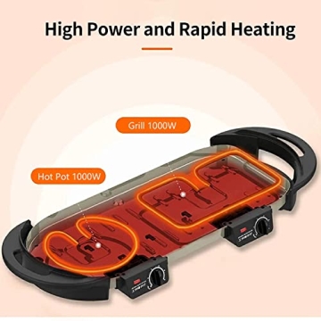 Liven Electric Grill & Hot Pot for Unforgettable Gatherings