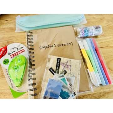 Personalized version journal - taylor inspired - customize - self empowerment personal growth - scrapbook travel recipes planner -starter kit - Gift Set