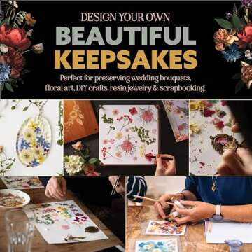 Premium Extra Large Wooden Flower Press for Adults - Solid Maple Wood Flower Pressing Kit for Adults with Storage System - Plant Preservation Kit - 10 Layers - DIY Arts and Craft Kit