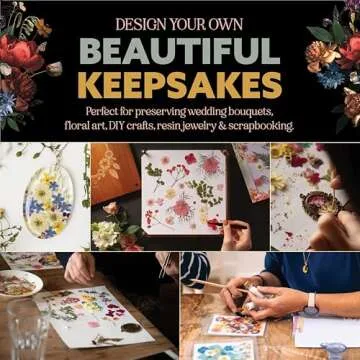 Premium Extra Large Wooden Flower Press for Adults - Solid Maple Wood Flower Pressing Kit for Adults with Storage System - Plant Preservation Kit - 10 Layers - DIY Arts and Craft Kit