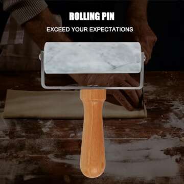 Smooth Surface Marble Rolling Pins for All Bakers