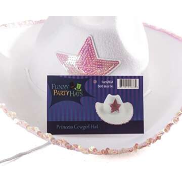 Funny Cowgirl Hat for Parties - Durable and Stylish Accessory