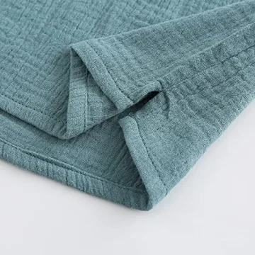 Buy Ashmyova Boys Cotton Linen Short Sleeve Shirt