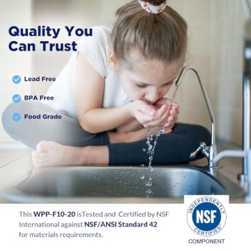 Membrane Solutions 20 Micron Water Filter for Well Water