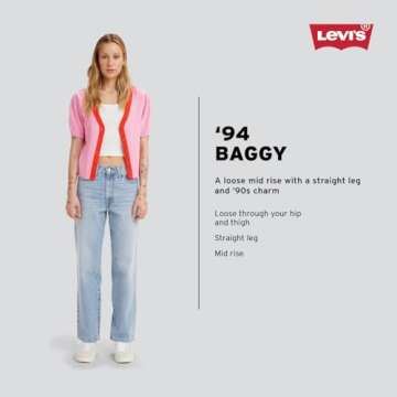Levi's Women's 94 Baggy (Also Available in Plus), Granite State, 30