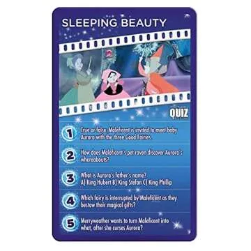 Top Trumps Disney Classic Quiz Game, 500 questions to test your knowledge and memory on Frozen, Bambi, Encanto and Ralph breaks the Internet, educational gift for ages 6 plus