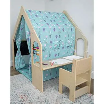 Versatile 5-in-1 Indoor Playhouse for Kids 1-8 Years