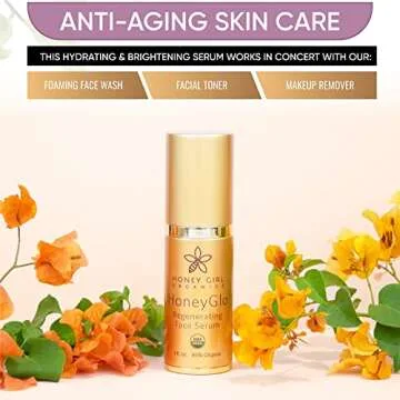 HoneyGlo Regenerating Face Serum - Organic Hydration Solution