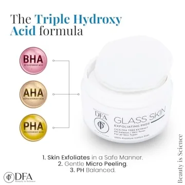 DFA Glass Skin Exfoliating Pads - Glow & Exfoliate Naturally