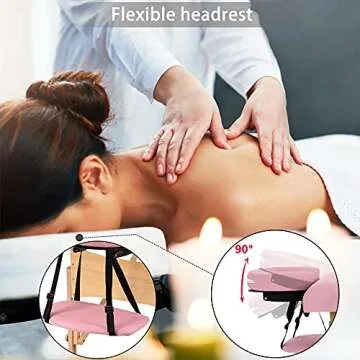 Dkeli Portable Massage Table - Adjustable & Durable Spa Bed