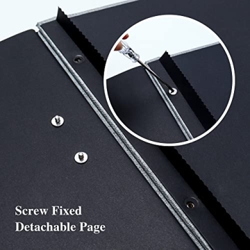 Vienrose Large Self-Adhesive Photo Album - 120 Photo Capacity