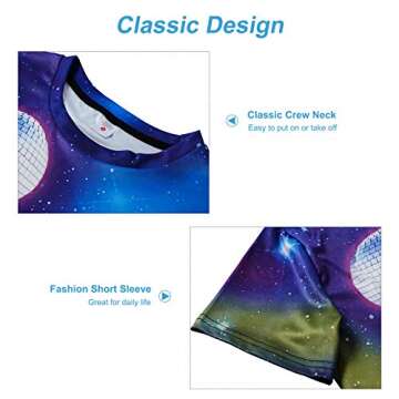 Idgreatim Summer Women 3D Printed Tee Shirt Cat T-Shirt Harajuku t Shirts Small