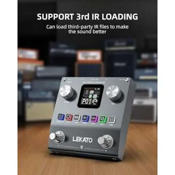 LEKATO Multi Effects Guitar Pedal for Musicians