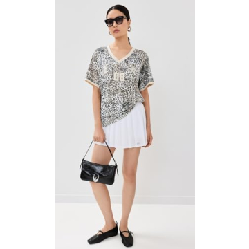 Lioness Women's Spectate Top with Leopard Fade Print