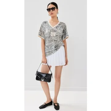 Lioness Women's Spectate Top with Leopard Fade Print