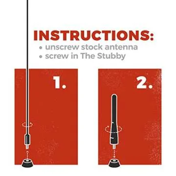 CravenSpeed Stubby Antenna Compatible with Ford F-150 2009-2024 | 3.2 Inches | Short Antenna Replacement | Made in The USA