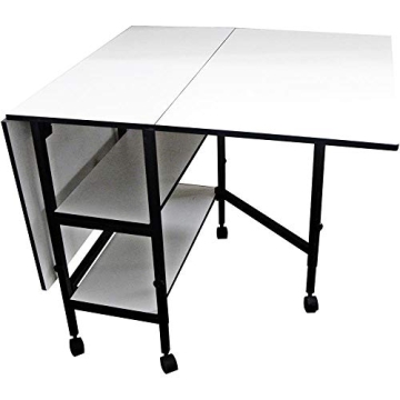 Sullivans Adjustable Height Foldable Craft Table