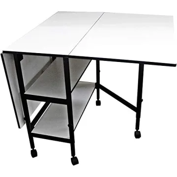Sullivans Adjustable Height Foldable Craft Table