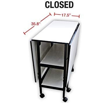 Sullivans Adjustable Height Foldable Craft Table