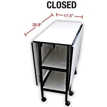 Sullivans Adjustable Height Foldable Craft Table