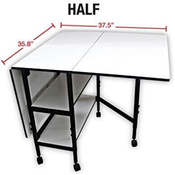 Sullivans Adjustable Height Foldable Craft Table