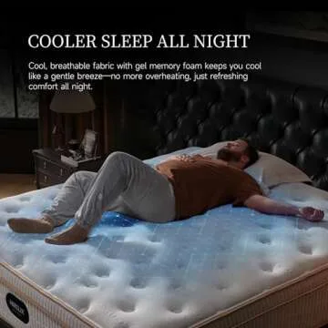 HIRELIX 14 Inch Queen Hybrid Mattress with Gel Memory Foam