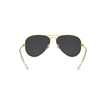 Ray-Ban RB3025 Classic Aviator Sunglasses, Legend Gold/Polarized Black, 55 mm