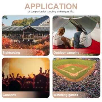 VILLCASE Opera Glasses 3X25 Compact Binoculars for Adults