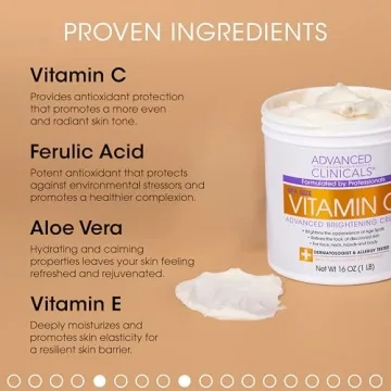 Vitamin C Cream - Anti-Aging Moisturizer 16oz