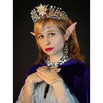 SWEETV TAROT Tiara Crown - Elegant Costume Accessory for Events