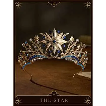 SWEETV TAROT Tiara Crown - Elegant Costume Accessory for Events