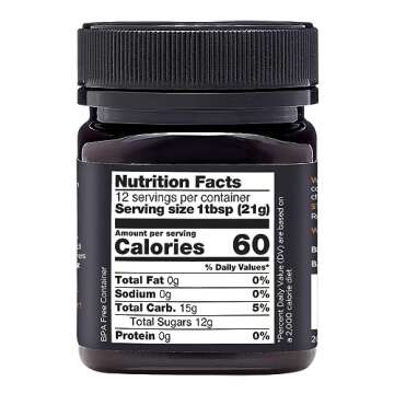 Kiva Raw Manuka Honey Certified UMF 10+, MGO 263+ 100% Pure New Zealand Honey - Non-GMO, Traceable, Non-Glyphosate (8.8 oz)